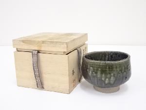 恵仙造　黒釉茶碗（保護箱）